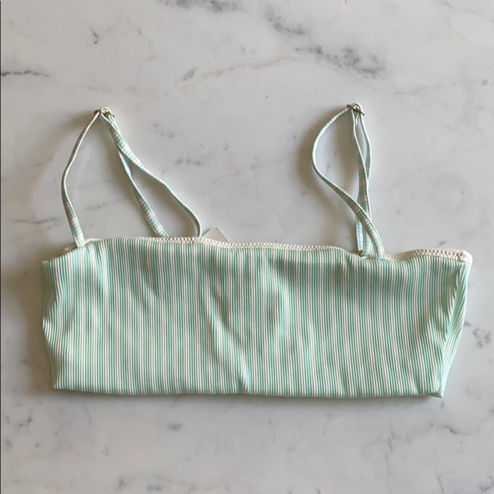 L*Space ribbed rebel top. Mint green. medium